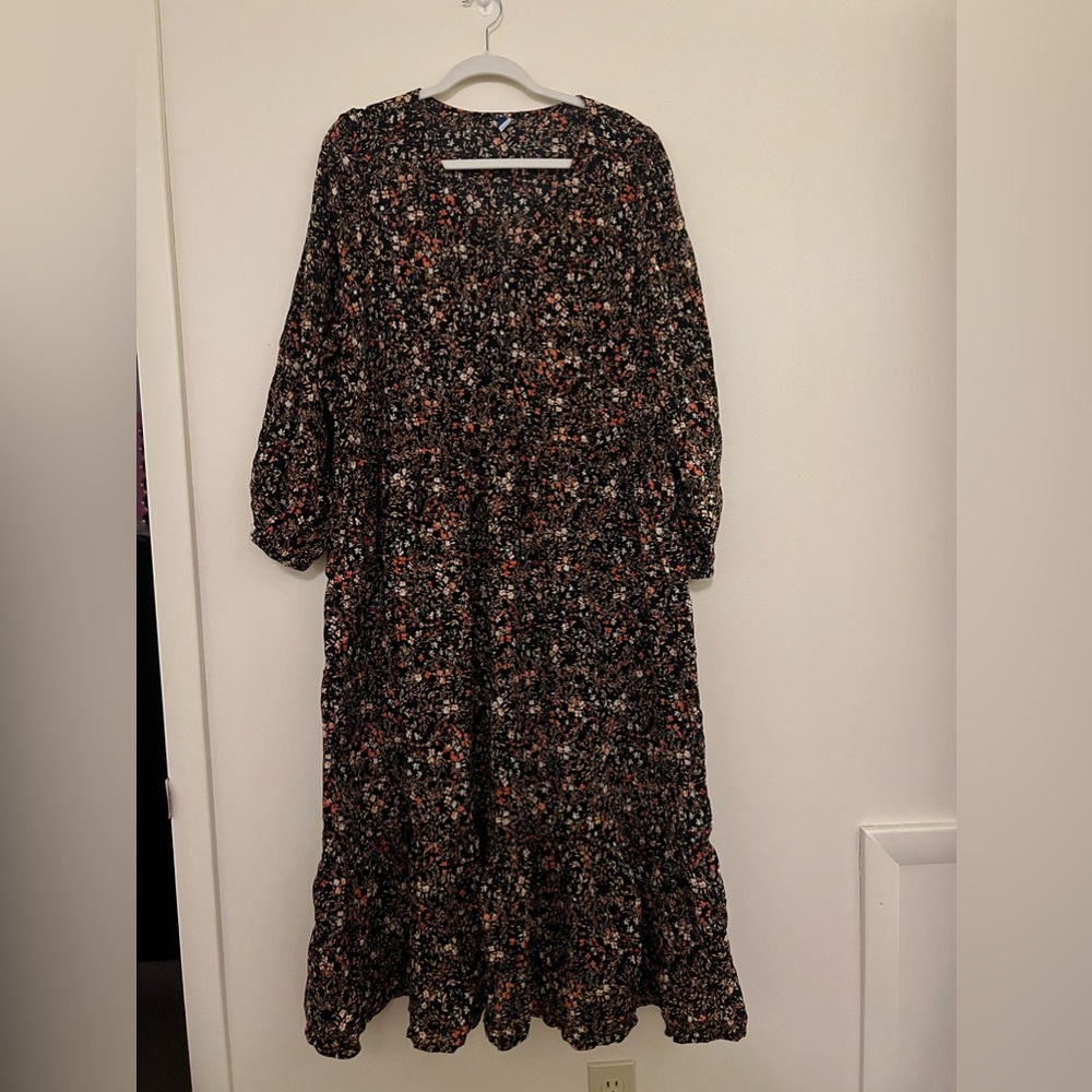 Old Navy Long Sleeve Floral Dress